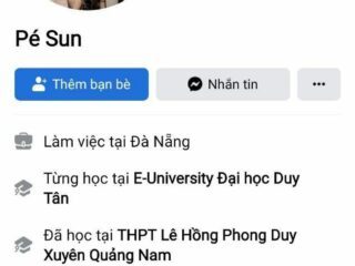 Pé Sun Sinh viên ĐH Duy Tân – Đà Nẵng Chat sex kiếm tiền đóng học phí